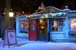 De ingang van het Efteling Museum aan het Anton Pieckplein