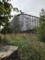 Houten achtbaan Troy te Toverland in augustus 2018 - Baan en vegetatie - Foto: Eftepedia