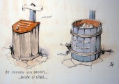 Tekening: Anton Pieck Bron: Tentoonstelling 2009