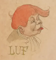 Ontwerp voor lummel Luf door Ton van de Ven uit de Youtube-serie &quot;De Magische Klok&quot;