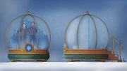 Ontwerp voor de snowglobes die tijdens <a href="/lemma/Winter_Efteling_2023-2024" title="Winter Efteling 2023-2024">Winter Efteling 2023-2024</a> werden geïntroduceerd.