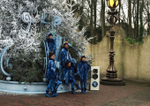 De Sneeuwkristallen op het Sterrenplein in januari 2016 - Eigen foto