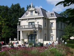 De betreffende villa