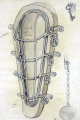 Ontwerp van de behuizing voor de <a href="/lemma/Knuppel_uit_de_Zak" title="Knuppel uit de Zak">Knuppel uit de Zak</a> door <a href="/lemma/Anton_Pieck" title="Anton Pieck">Anton Pieck</a>