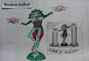 Ontwerp &quot;Wensbron Duinrell&quot; door <a href="/lemma/Ton_van_de_Ven" title="Ton van de Ven">Ton van de Ven</a>, 1986
