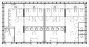 Plattegrond van de indeling van <a href="/lemma/Toiletten_Parkeerterrein" title="Toiletten Parkeerterrein">Toiletten Parkeerterrein</a>