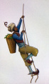 Ontwerp voor de handelaar in de kap van Sirocco - Beeld: via Tovertafel Efteling Museum, 2022