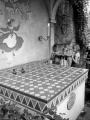 <a href="/lemma/De_Rode_Schoentjes" title="De Rode Schoentjes">De Rode Schoentjes</a>, vermoedelijk jaren vijftig, met platte versies van de schoentjes op de schijf.