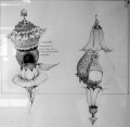 Foto van tekening &#039;Dromen met geleende hand&#039;, Anton Pieck Museum 2009