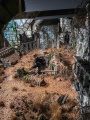 Achter de schermen <a href="/lemma/Spookslot" title="Spookslot">Spookslot</a> in <a href="/lemma/2022" title="2022">2022</a>. Totaaloverzicht hoofdshowbodem met werkverlichting aan, vanaf hoog rechts in het decor.