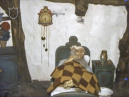 Slapende <a href="/lemma/Kabouter" class="mw-redirect" title="Kabouter">Kabouter</a> in het losse bed in het <a href="/lemma/Grote_Kabouterhuis" class="mw-redirect" title="Grote Kabouterhuis">Grote Kabouterhuis</a>, eind jaren zeventig