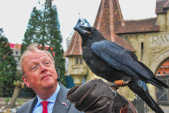 <a href="/lemma/Bart_de_Boer" title="Bart de Boer">Bart de Boer</a> tijdens de viering van het hoogste punt van <a href="/lemma/Raveleijn" title="Raveleijn">Raveleijn</a> in mei <a href="/lemma/2010" title="2010">2010</a>