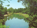 Kanaal van de Siervijver naar de Kanovijver, circa 1973