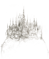 Ontwerp voor een hemelburcht te vinden op Efteling.com (2019)