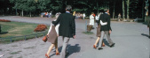 <a href="/lemma/Carrouselplein" title="Carrouselplein">Carrouselplein</a> en reepje net nieuw aangelegde <a href="/lemma/Waterorgelfoyer" class="mw-redirect" title="Waterorgelfoyer">Waterorgelfoyer</a> in <a href="/lemma/1971" title="1971">1971</a>