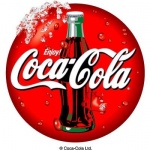 Het logo van Coca-Cola uit de 90's