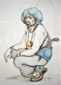 Ontwerp voor een wachter in <a href="/lemma/Fata_Morgana" title="Fata Morgana">Fata Morgana</a> door <a href="/lemma/Ton_van_de_Ven" title="Ton van de Ven">Ton van de Ven</a>. Bron: <a href="/lemma/Dromen_met_geleende_hand" title="Dromen met geleende hand">Dromen met geleende hand</a>