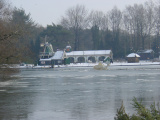 IJsvissen en bevroren Siervijver, december 2000 - Eigen foto