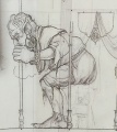 Zijaanzicht Djinn in ontwerp Ton van de Ven - Uit Kroniek van een Sprookje