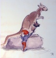 Tekening: Anton Pieck Bron: Tentoonstelling 2009