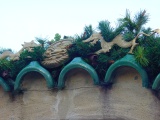 Kerstige takken met gouden draken op het paleis van de Keizer van China tijdens de zesde Winter Efteling - Foto: WWCW