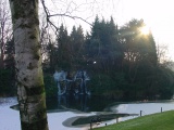 Eiland in de Siervijver in de winter - Foto: WWCW