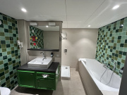 De badkamer van de <a href="/lemma/Jokie_%26_Jet_Suite" title="Jokie &amp; Jet Suite">Jokie &amp; Jet Suite</a>