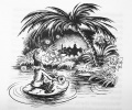 Pinkeltje en de Kikker in <a href="/lemma/Fata_Morgana" title="Fata Morgana">Fata Morgana</a> zoals afgebeeld in het boek <a href="/lemma/Pinkeltje_in_de_Efteling" title="Pinkeltje in de Efteling">Pinkeltje in de Efteling</a> uit <span class="redlink">2014</span>.