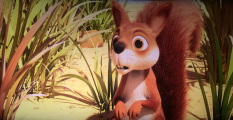 De eekhoorn in de Fabula-film - Screenshot uit de film