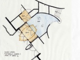 Alternatief ontwerp entree <a href="/lemma/Octopus" title="Octopus">Octopus</a> aan <a href="/lemma/Pardoes_Promenade" title="Pardoes Promenade">Pardoes Promenade</a>-zijde met bootgevel, door <a href="/lemma/L%C3%A9on_Weeterings" title="Léon Weeterings">Léon Weeterings</a>. Niet uitgevoerd.