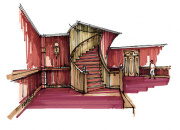 Interieurontwerp <a href="/lemma/Theaterrestaurant_Applaus" title="Theaterrestaurant Applaus">Theaterrestaurant Applaus</a> - Sergej Karnet