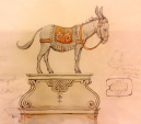 Vroege tekening voor <a href="/lemma/Ezeltje_Strekje" class="mw-redirect" title="Ezeltje Strekje">Ezeltje Strekje</a>. Bron: <a href="/lemma/Anton_Pieck_Museum" title="Anton Pieck Museum">Anton Pieck Museum</a> Hattem via Anthony Hanssens