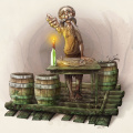 Ontwerp voor de figuur van Geppetto voor het sprookje van <a href="/lemma/Pinokkio" title="Pinokkio">Pinokkio</a>.