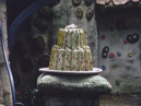 Detail van taart voor het huisje van <a href="/lemma/Hans_en_Grietje" title="Hans en Grietje">Hans en Grietje</a> in <a href="/lemma/1981" title="1981">1981</a>