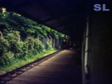 <a href="/lemma/Station_Noord" title="Station Noord">Station Noord</a>, donker perron met binnenrijdende <a href="/lemma/Stoomtrein" class="mw-redirect" title="Stoomtrein">Stoomtrein</a>, eind jaren zeventig