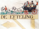Ontwerp voor de wegwijzer op de Europalaan door <a href="/lemma/Anton_Pieck" title="Anton Pieck">Anton Pieck</a>, verkrijgbaar als postkaart in de Efteling in 2019.